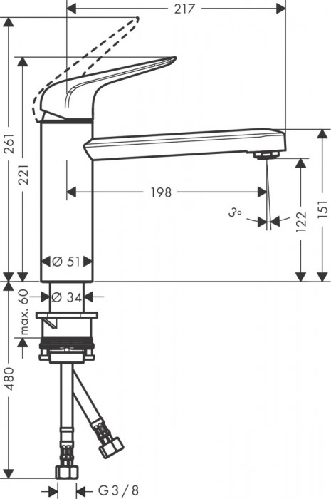 Hansgrohe Focus M42 71806000