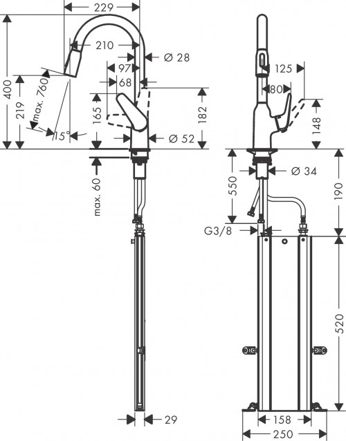 Hansgrohe Focus M42 71820000