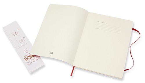 Moleskine Squared Notebook A4 Soft Red