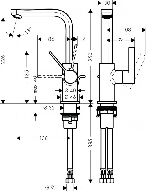 Hansgrohe Metris S 31159000