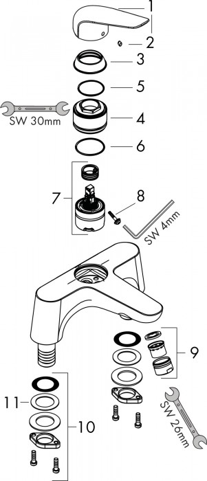 Hansgrohe Novus 71043000