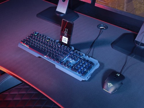 Trust GXT 853 Esca Metal Rainbow Gaming Keyboard