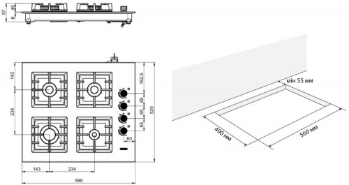 ELEYUS Irma 60 WH CWF