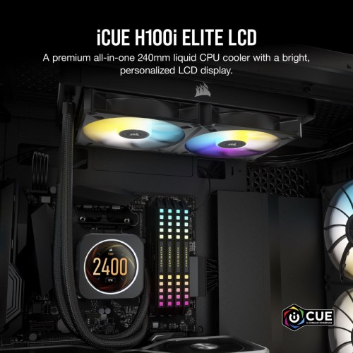 Corsair iCUE H100i ELITE LCD Display