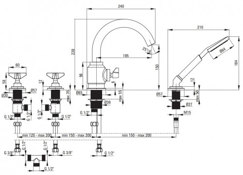 Deante Temisto BQT 014D