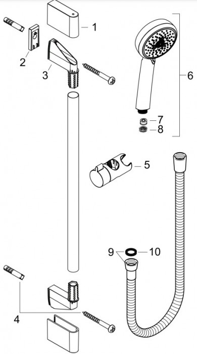 Hansgrohe Crometta 100 Multi EcoSmart 26659400