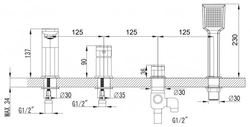 Omnires Apure AP2232CR