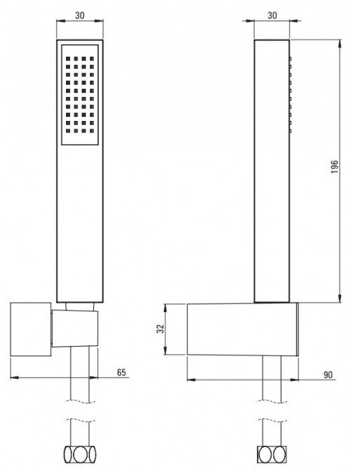 Deante Square NOQ 041K