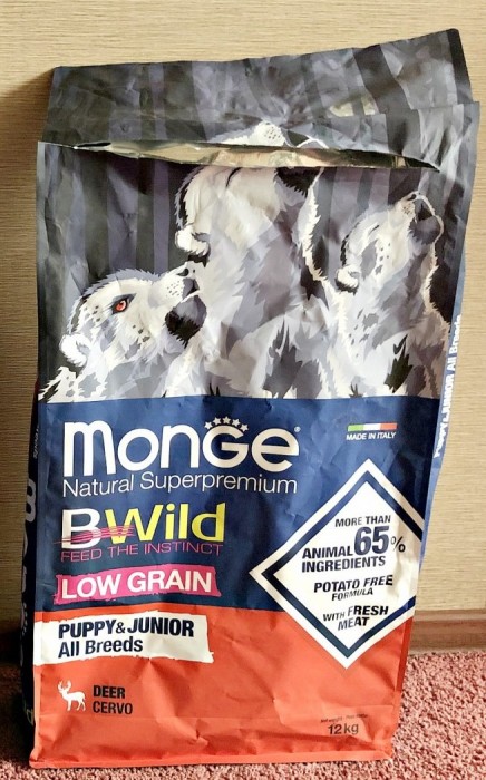 Monge BWild LG Puppy&Junior Deer 2.5 kg