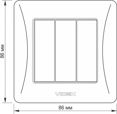 Videx VF-BNSW3-CR