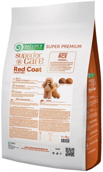 Natures Protection Red Coat Grain Free Adult Small Breeds wi