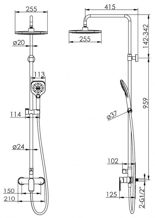 Imprese Bila Desne T-15262SQ