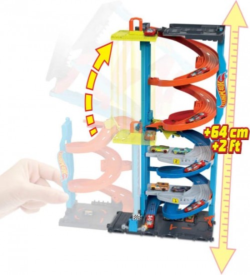 Hot Wheels City Transforming Race Tower HKX43