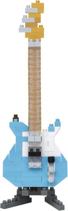 Nanoblock Electric Guitar Pastel Blue NBC_346