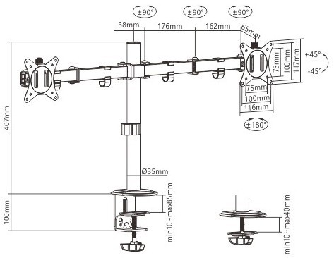 Gembird MA-D2-01