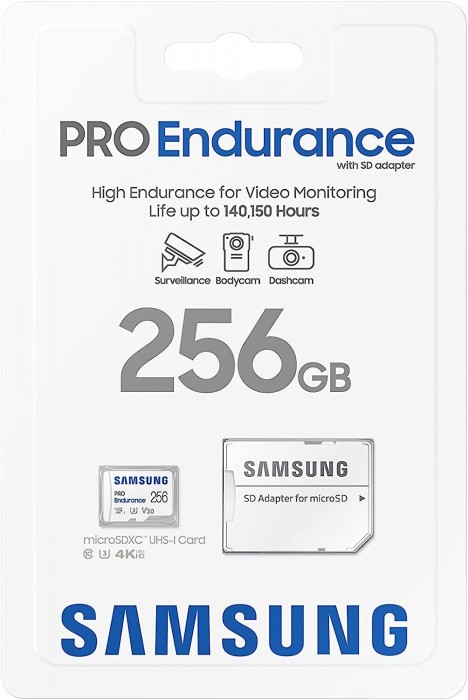 Samsung PRO Endurance microSDXC 256Gb + Adapter