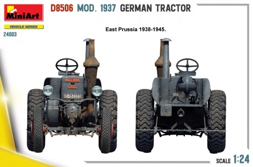 MiniArt German Tractor D8506 Mod. 1937 (1:24)