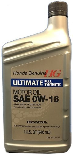 Honda Ultimate Full Synthetic 0W-16 1L