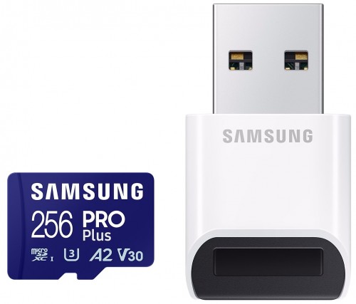 Samsung PRO Plus microSDXC + Reader 2023 256Gb