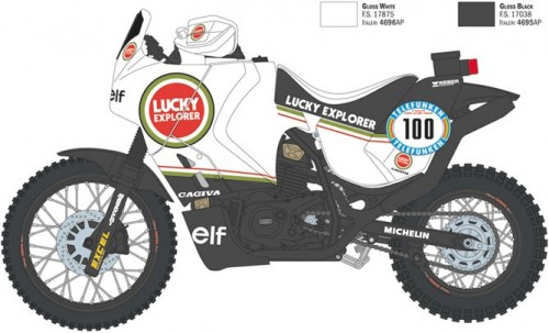 ITALERI Cagiva Elefant 850 Paris-Dakar 1987 (1:9)