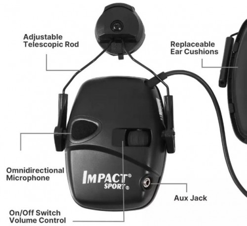 Howard Leight Impact Sport Helmet Mount