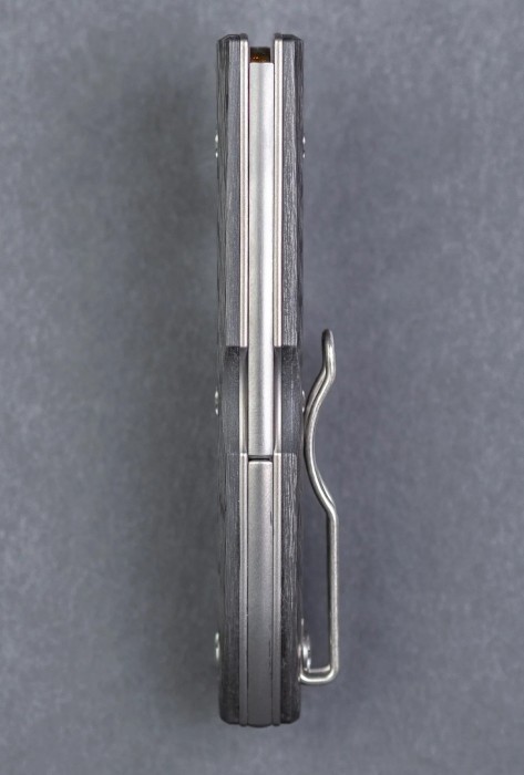 Spyderco Spyopera Carbon Damascus