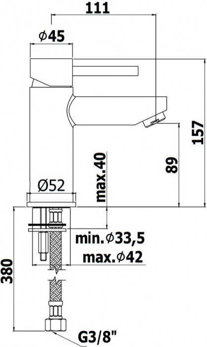 Paffoni Stick SK071HCR