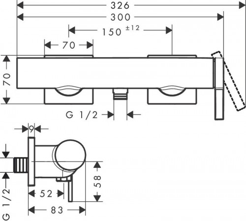 Hansgrohe Tecturis E 73620000