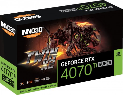 INNO3D GeForce RTX 4070 Ti SUPER TWIN X2