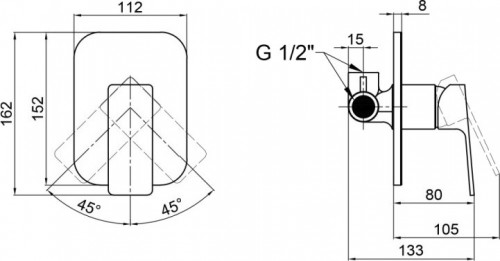 Q-tap Namesti QTNAM1025H102C45508