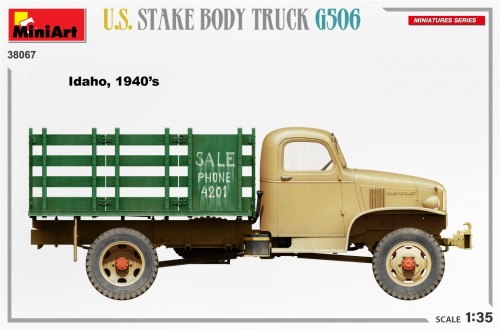 MiniArt U.S. Stake Body Truck G506 (1:35)