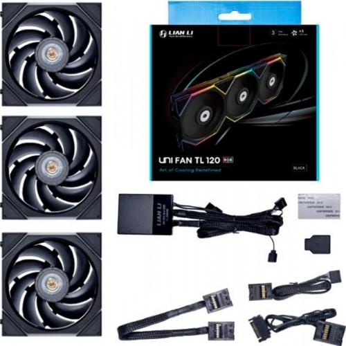 Lian Li Uni Fan TL120 3-pack Black