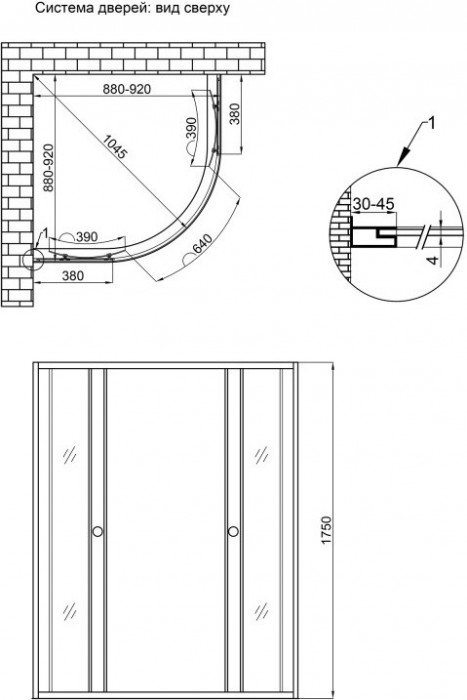 Lidz Wieza 90x90 SC90x90.SAT.MID.L