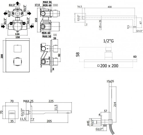 Paffoni Level KITLEQ519CR