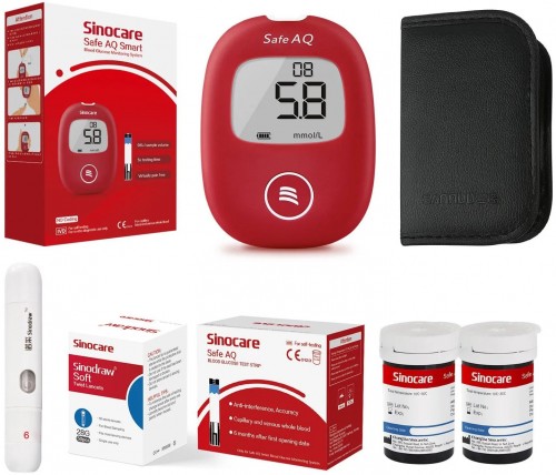 Sinocare Safe AQ Smart + 50 Test Strips