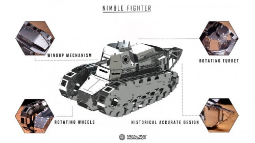 Metal Time Nimble Fighter MT010