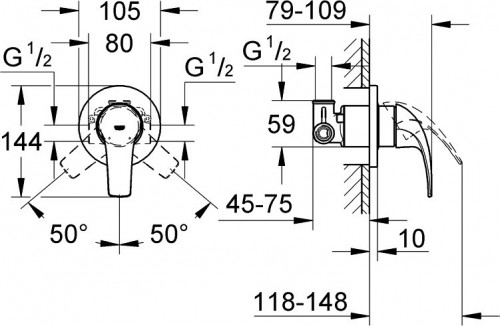 Grohe BauCurve UA11104400