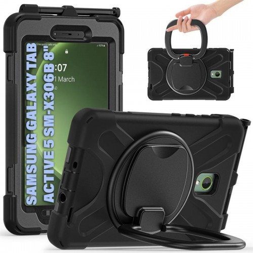 Becover Heavy Duty Case with Stand Holder for Galaxy Tab Act