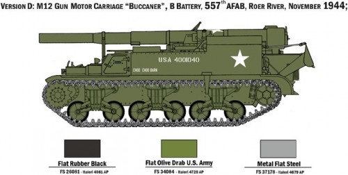 ITALERI M12 Gun Motor Carriage (1:72)