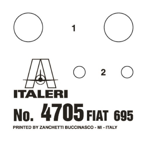 ITALERI FIAT Abarth 695SS/Assetto Corsa (1:12)