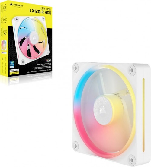 Corsair iCUE LINK LX120-R RGB PWM Reverse White