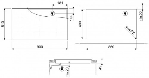 Smeg Classica SIM3964MWH