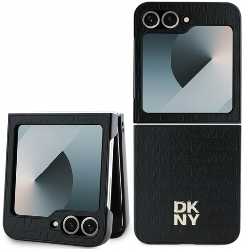 DKNY Repeat Pattern Stack Logo for Galaxy Z Flip 6