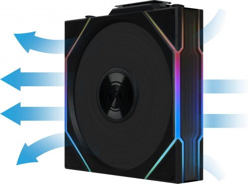 Lian Li Uni Fan TL120 Reverse Blade Wireless Black