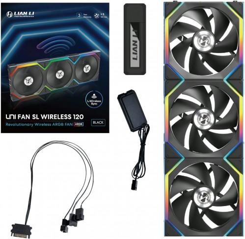 Lian Li Uni Fan SL120 Wireless Black