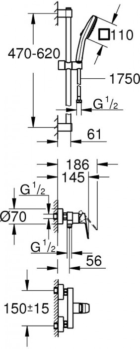 Grohe Cubeo 1018252430