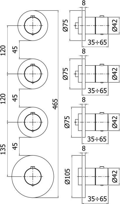 Paffoni Modular Box MDE019CR