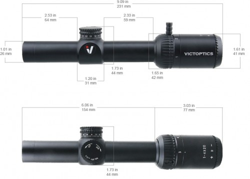 Vector Optics VictOptics ZOD 1-4x20
