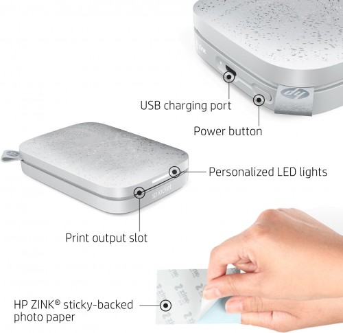 HP Sprocket 2x3