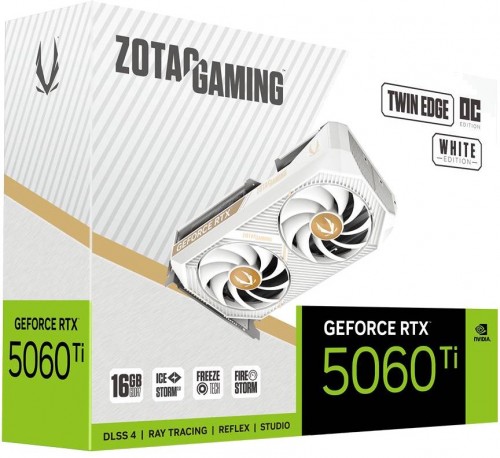 ZOTAC GeForce RTX 5060 Ti 16GB Twin Edge OC White